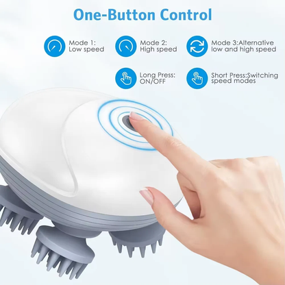 Electric Scalp Massager – Deep Relaxation & Hair Care Device