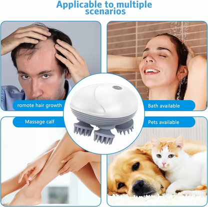Electric Scalp Massager – Deep Relaxation & Hair Care Device